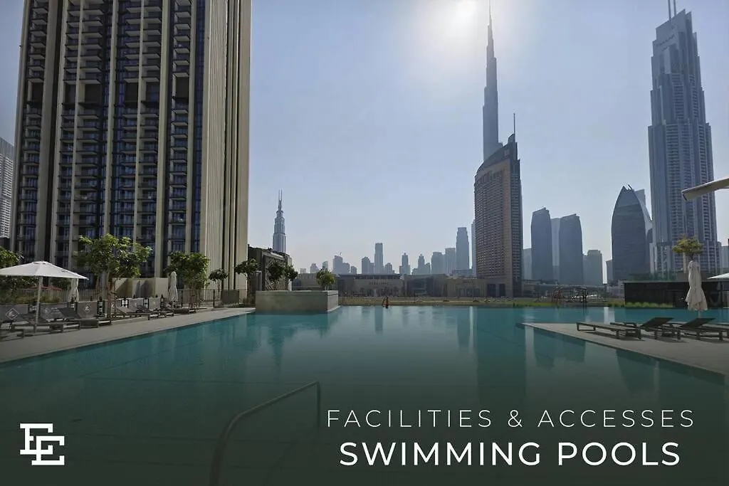 Elite Escape Holiday Home - 2 Bhk Getaway With Burj Khalifa View And Dubai Mall Access - 1507 Apartment